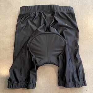 Netti Pro Nix Black Cycling bike shorts womens Medium size 12 athletic cushion